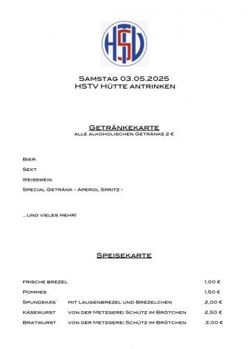 Karte Hüttenantrinken ´25